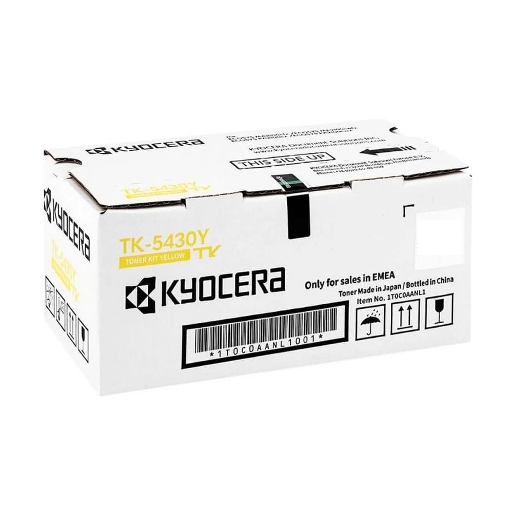 Тонер-картридж Kyocera TK-5430Y желтый, оригинальный, 1250 стр.