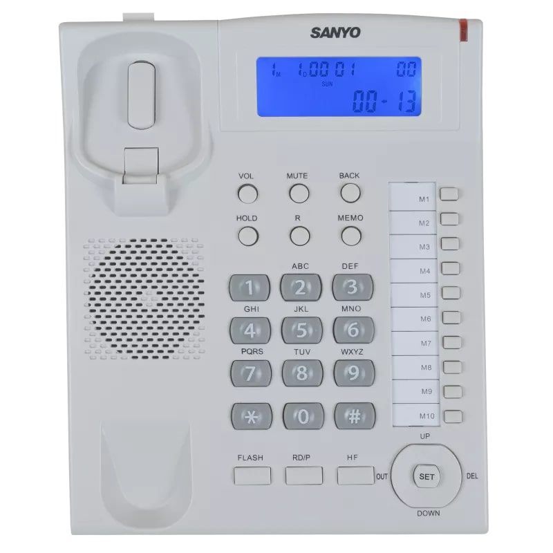 Телефон проводной SANYO RA-S517W, белый