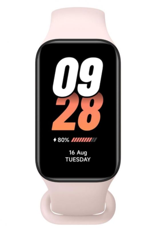 Фитнес-браслет Xiaomi Smart Band 8 Active, розовый [BHR7420GL]