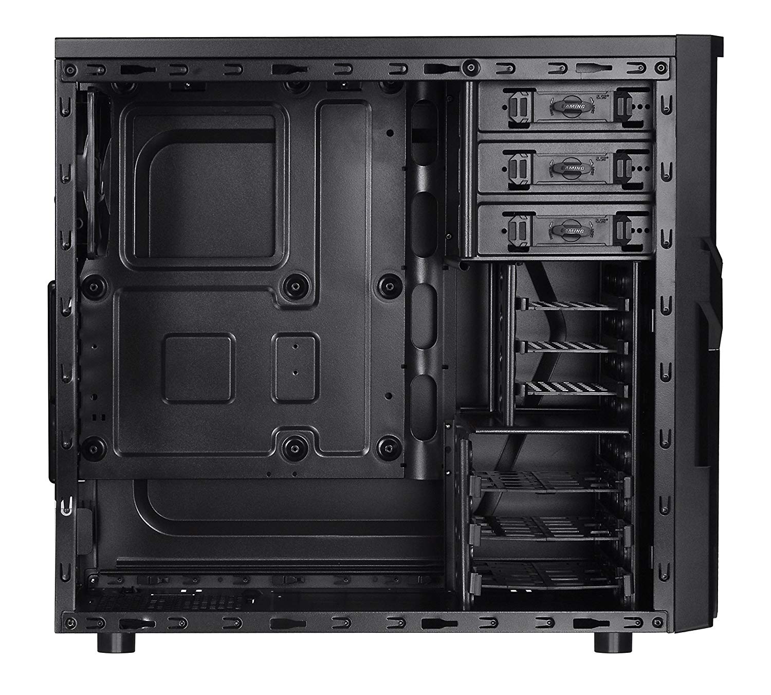 Корпус ATX Thermaltake Versa H21, Midi-Tower, без БП, черный [ca-1b2-00m1nn-00]