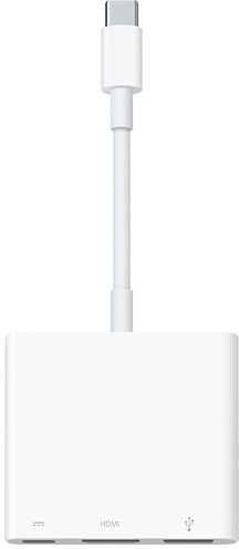 Адаптер мультипортовый Apple USB-C/Digital AV [MUF82ZM/A], белый