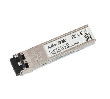 Трансивер MikroTik  SFP 1.25Гбит/с Tx:850нм [S-85DLC05D]