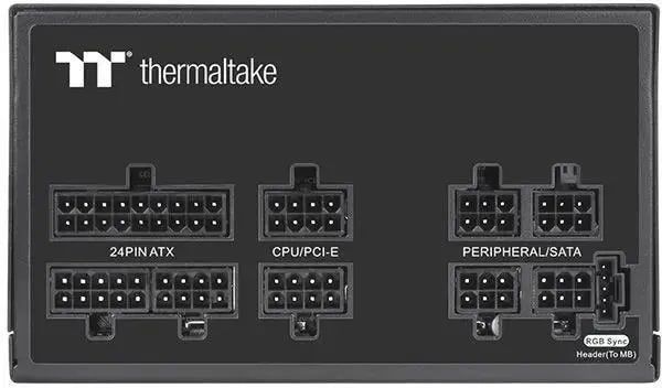 Блок питания Thermaltake Toughpower GF1 ARGB, 650Вт, 140мм, черный, retail [ps-tpd-0650f3fage-1]