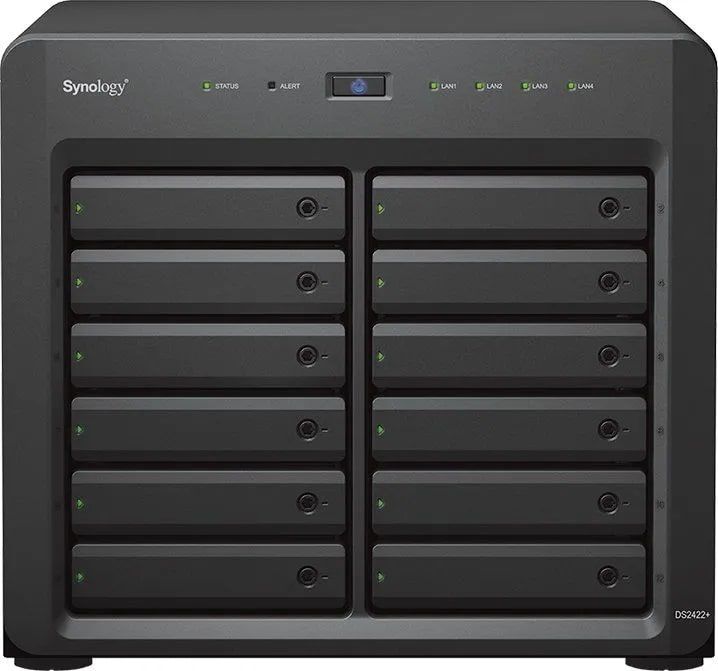 Сетевое хранилище Synology DS2422+, 12-bay, настольный 