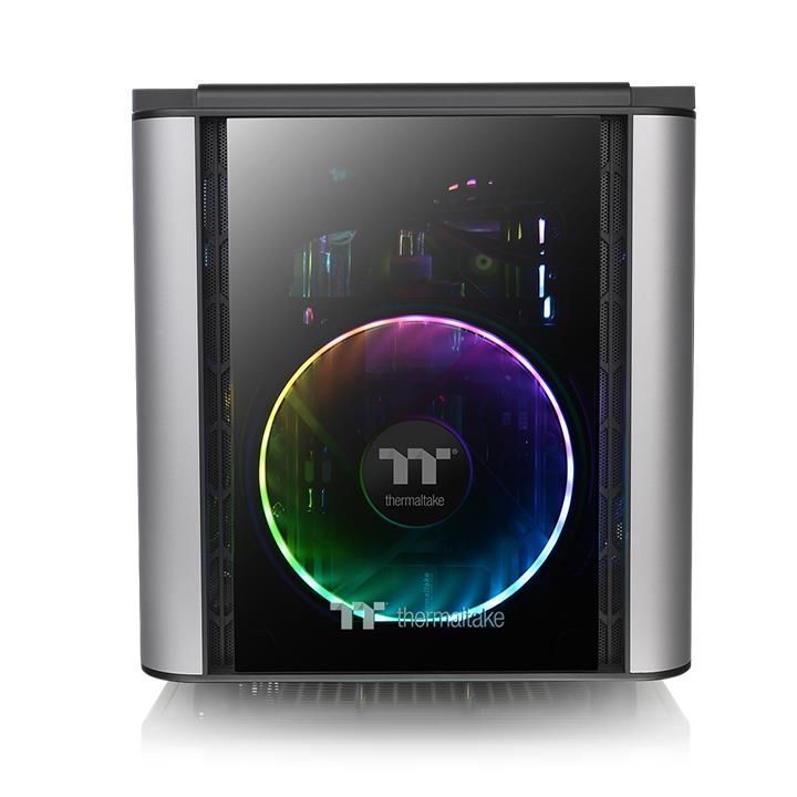 Корпус mATX THERMALTAKE Level 20 VT [CA-1L2-00S1WN-00] (Micro-Tower, без БП, черный)