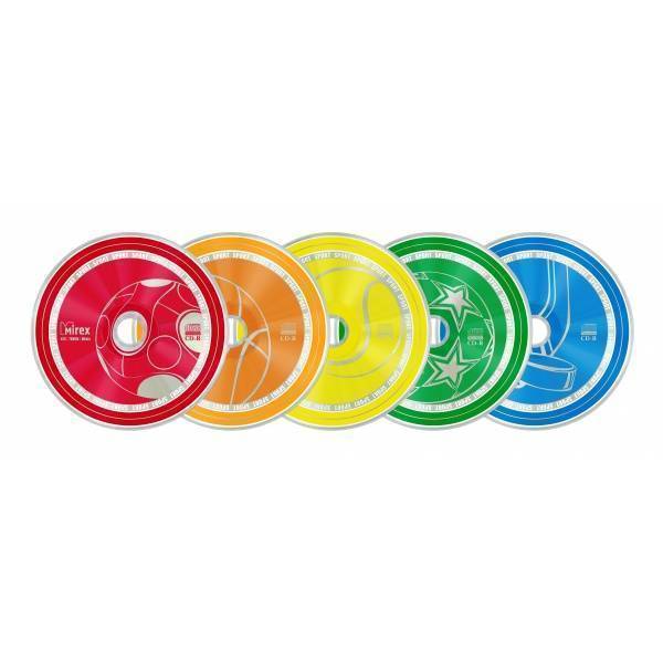 Диск CD-R Mirex [UL120180A8F - 1штука] 700 Mb, 52х, дизайн "Sport", Slim Case