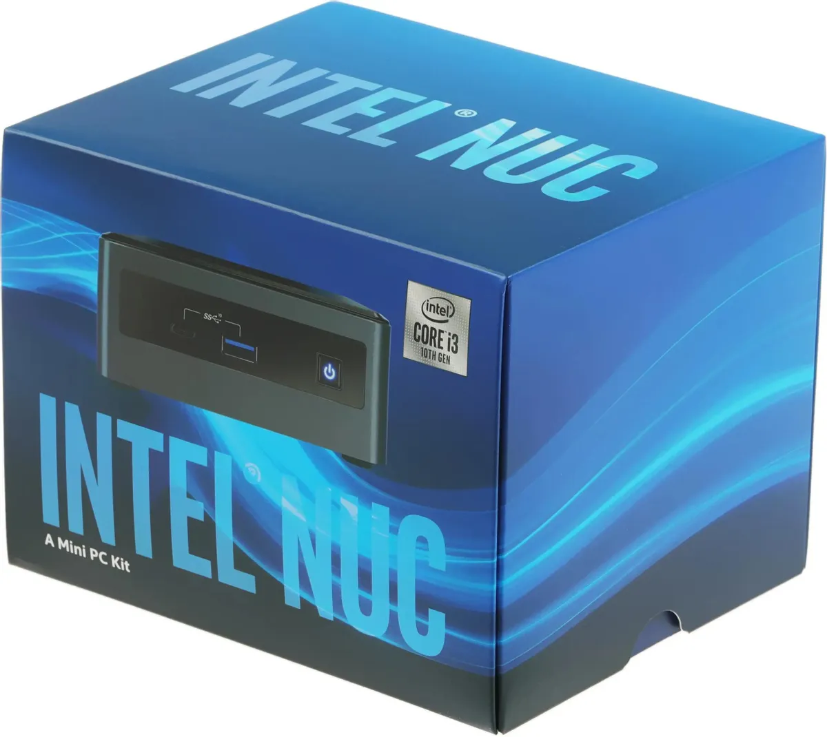 Платформа Intel NUC BXNUC10I3FNKN1, Core i3 10110U, без кабеля питания