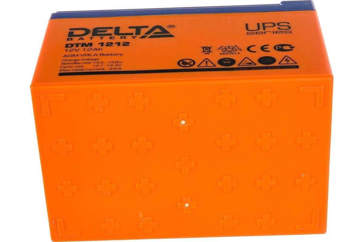 Аккумуляторная батарея для ИБП Delta DTМ 1212, 12V, 12Ah