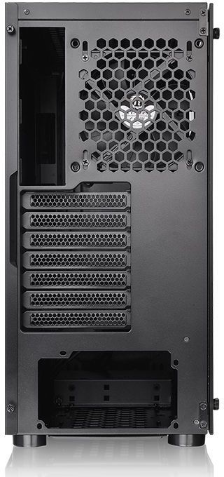 Корпус ATX Thermaltake H100 TG, Midi-Tower, без БП, черный [ca-1l4-00m1wn-02]