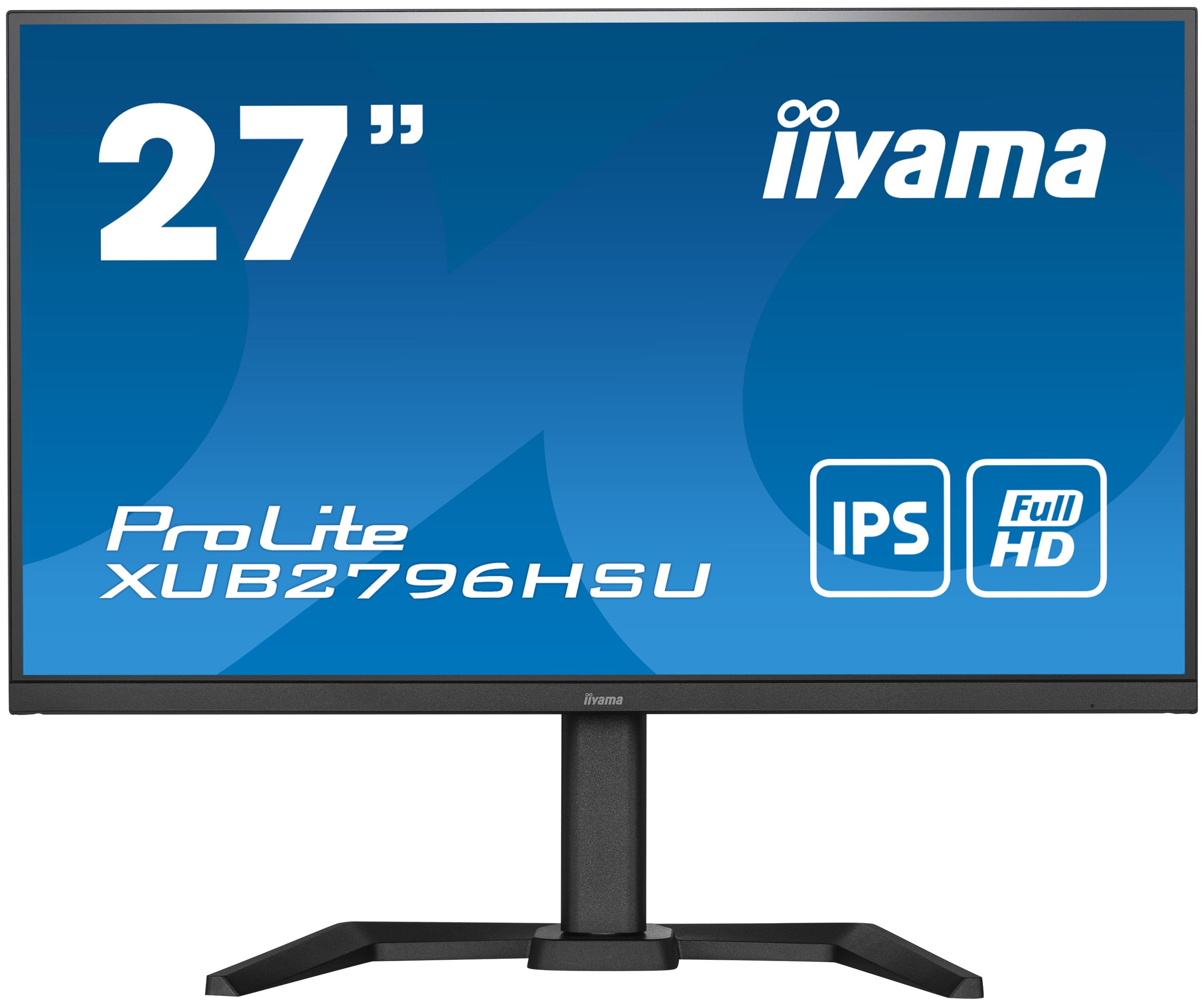 Монитор 27'' Iiyama XUB2796HSU-B5, IPS, черный