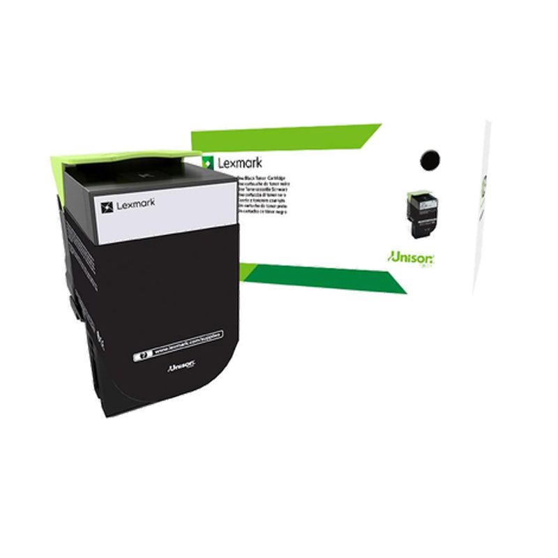 Тонер-картридж Lexmark 80C8HKE, черный, 4000 стр.