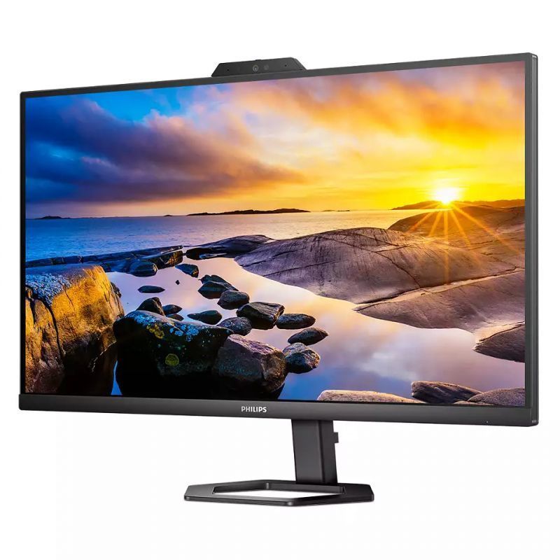 Монитор 27" PHILIPS 27E1N5600HE, веб-камера, колонки, USB, черный 