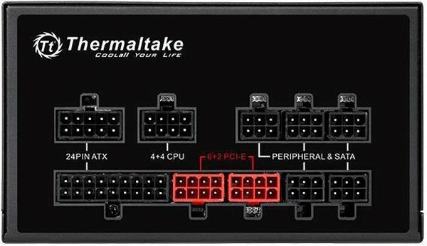 Блок питания Thermaltake Smart Pro RGB SPR-850AH3FSB-R/PS-SPR-0850FP 850W, 80 Plus Bronze, модульный