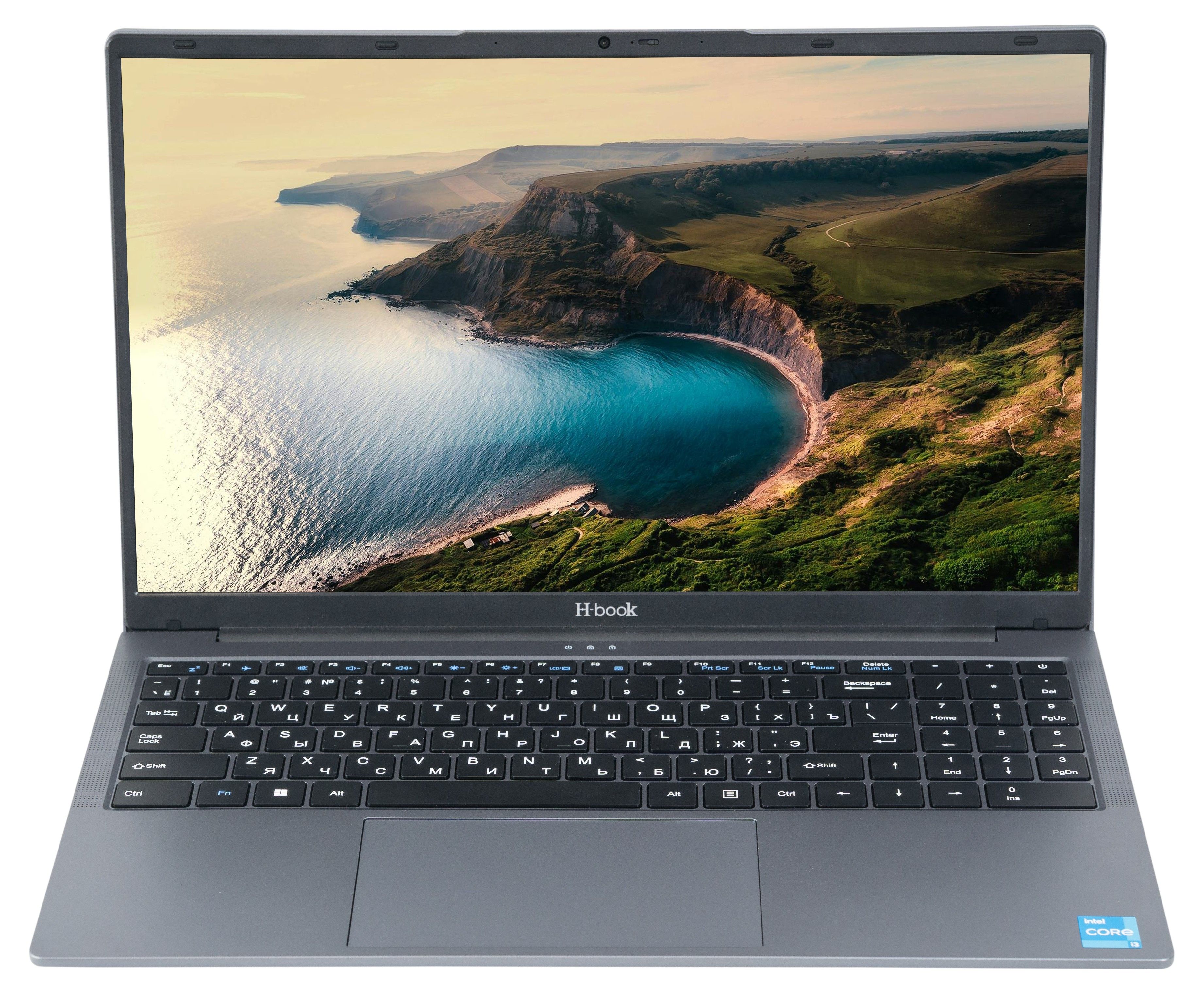 Ноутбук H-Book 15 IPK1 1920*1080 IPS, 15,6" i7-1255Uб, 16 ГБ, SSD 512 ГБ, Win11pro TRIAL [T74E4WG]