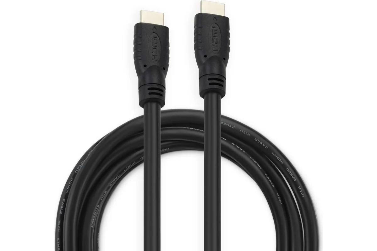 Кабель аудио-видео Buro HDMI 2.0, HDMI (m) - HDMI (m) , ver 2.0, 7м, GOLD, черный [bhp hdmi 2.0-7]