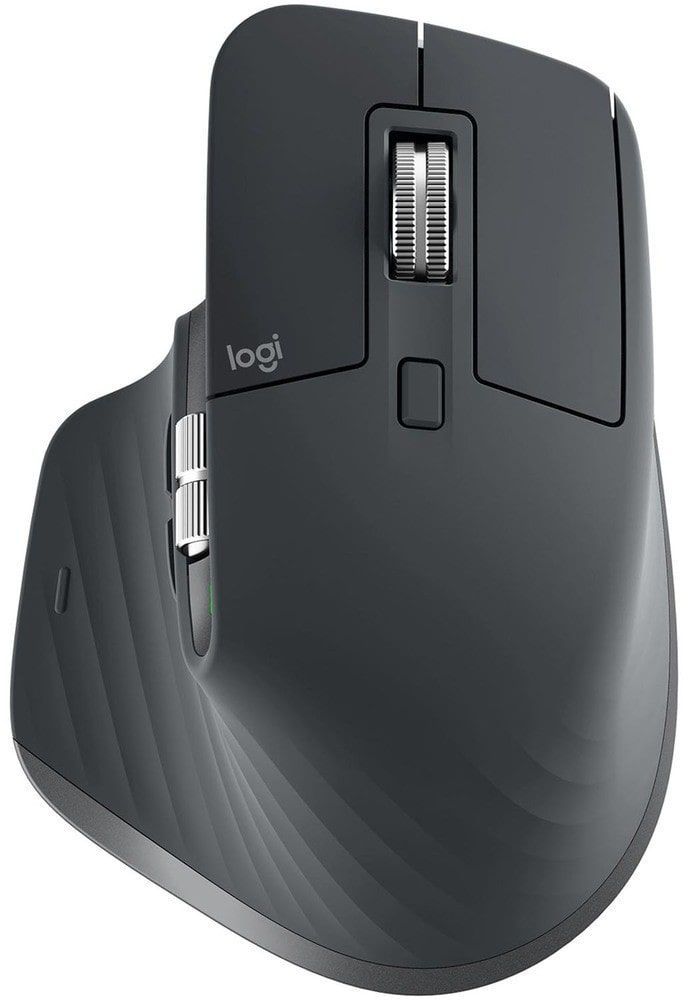 Мышь беспроводная Logitech MX MASTER 3, Bluetooth/Радио, Li-pol, графитовый [910-006199]