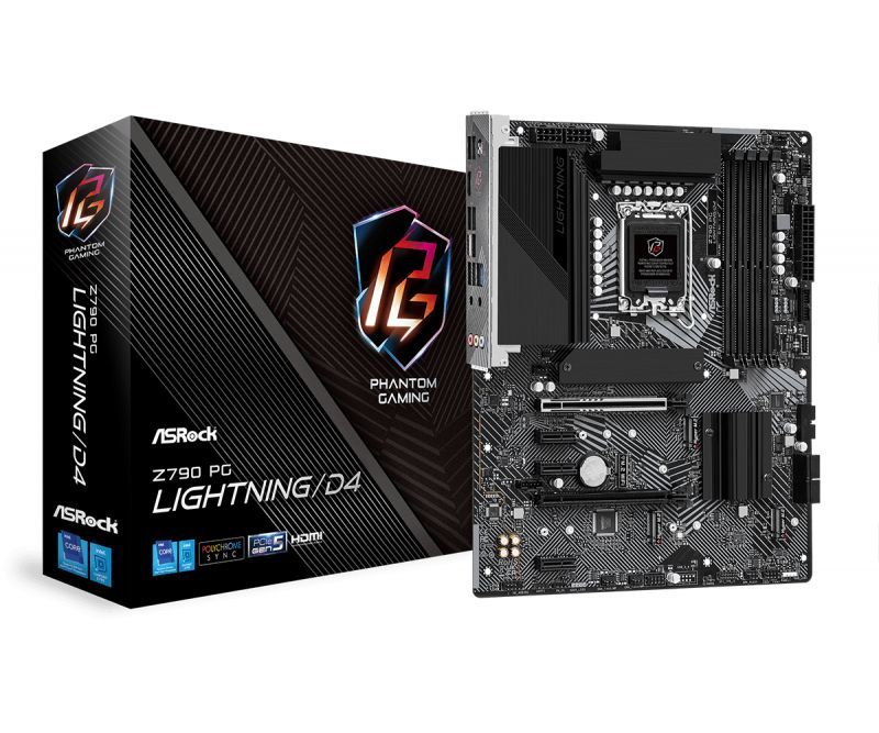 Материнская плата ASROCK Z790 PG LIGHTNING/D4, LGA1700, ATX