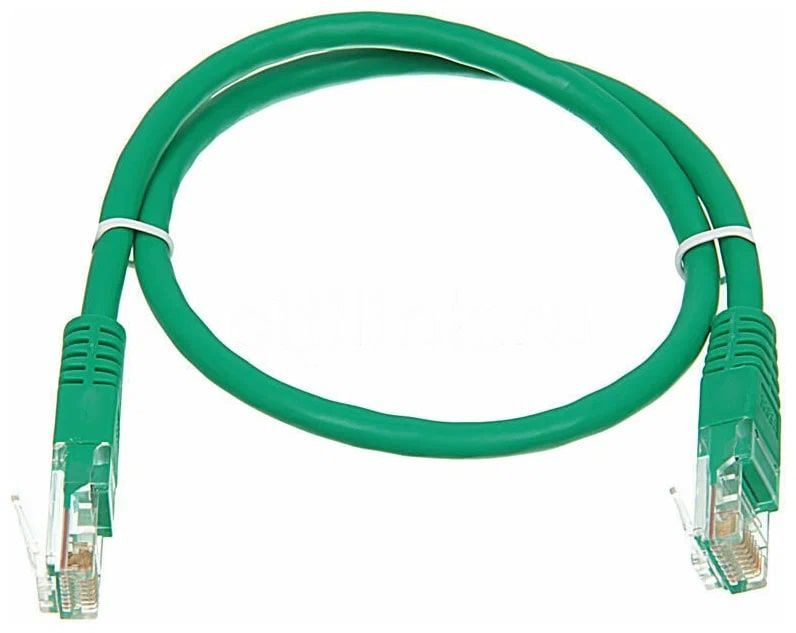 Патч-корд BEHPEX [630489] UTP Cat. 5E, 0.5 метра, зеленый (RJ-45 (m)-RJ-45 (m))