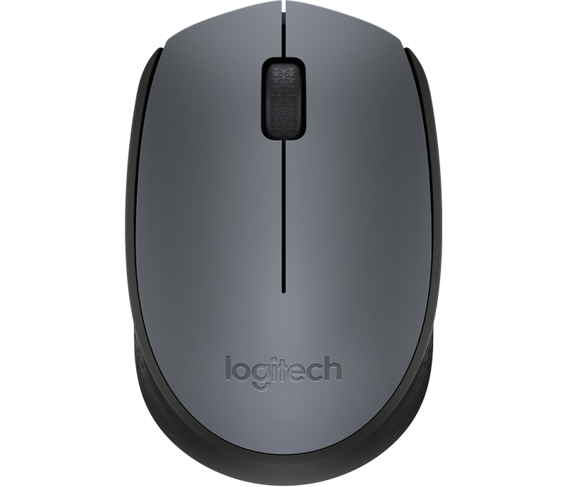 Мышь беспроводная Logitech M170 Grey, серая [910-004646]