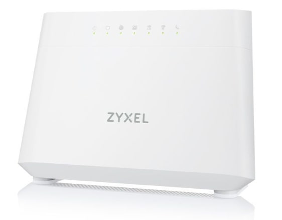 Wi-Fi роутер ZYXEL DX3301-T0, AX1800, VDSL2/ADSL2+, белый [dx3301-t0-eu01v1f]