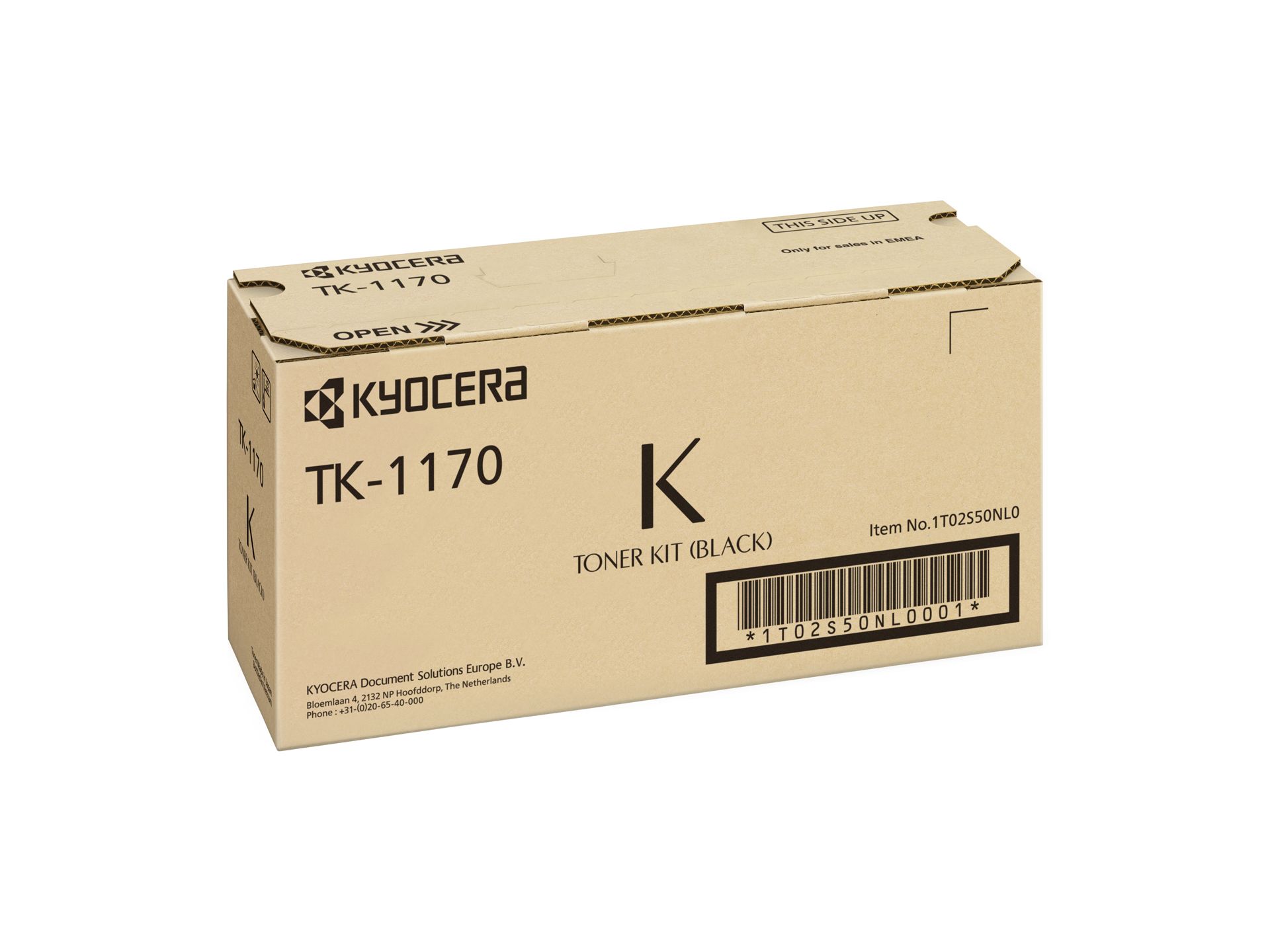 Тонер-картридж Kyocera TK-1170 черный, оригинальный, 7200 стр.