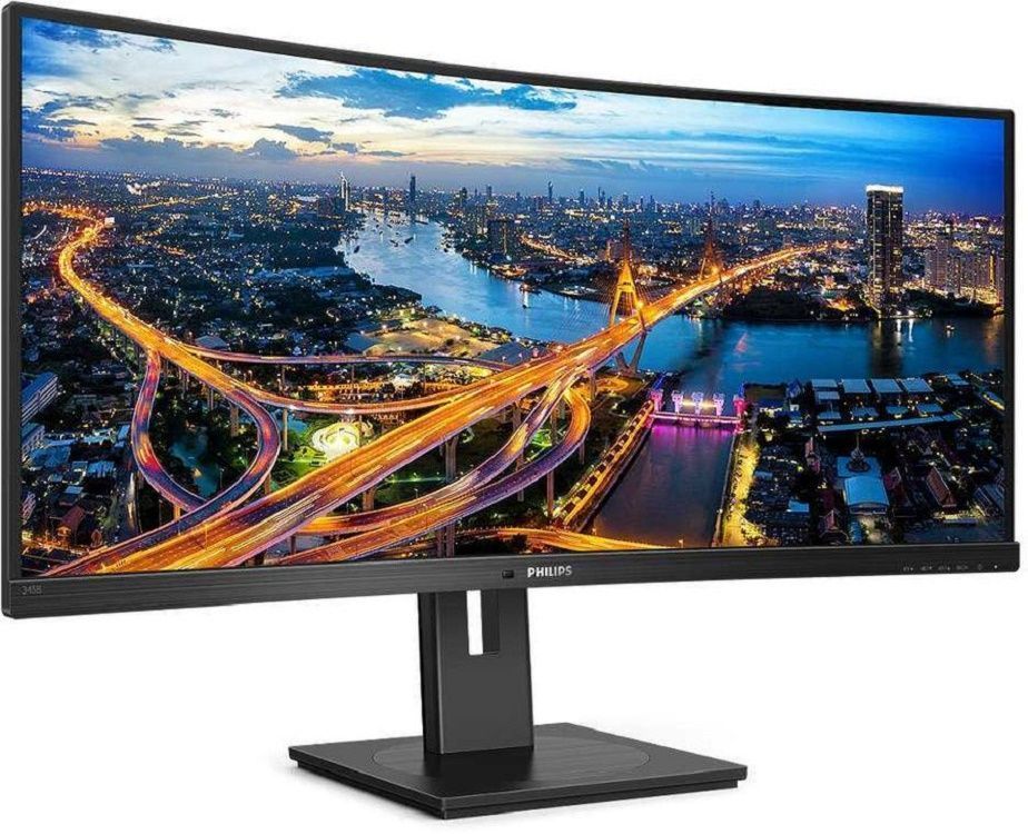 Монитор 34" Philips 345B1C/00, изогнутый, черный