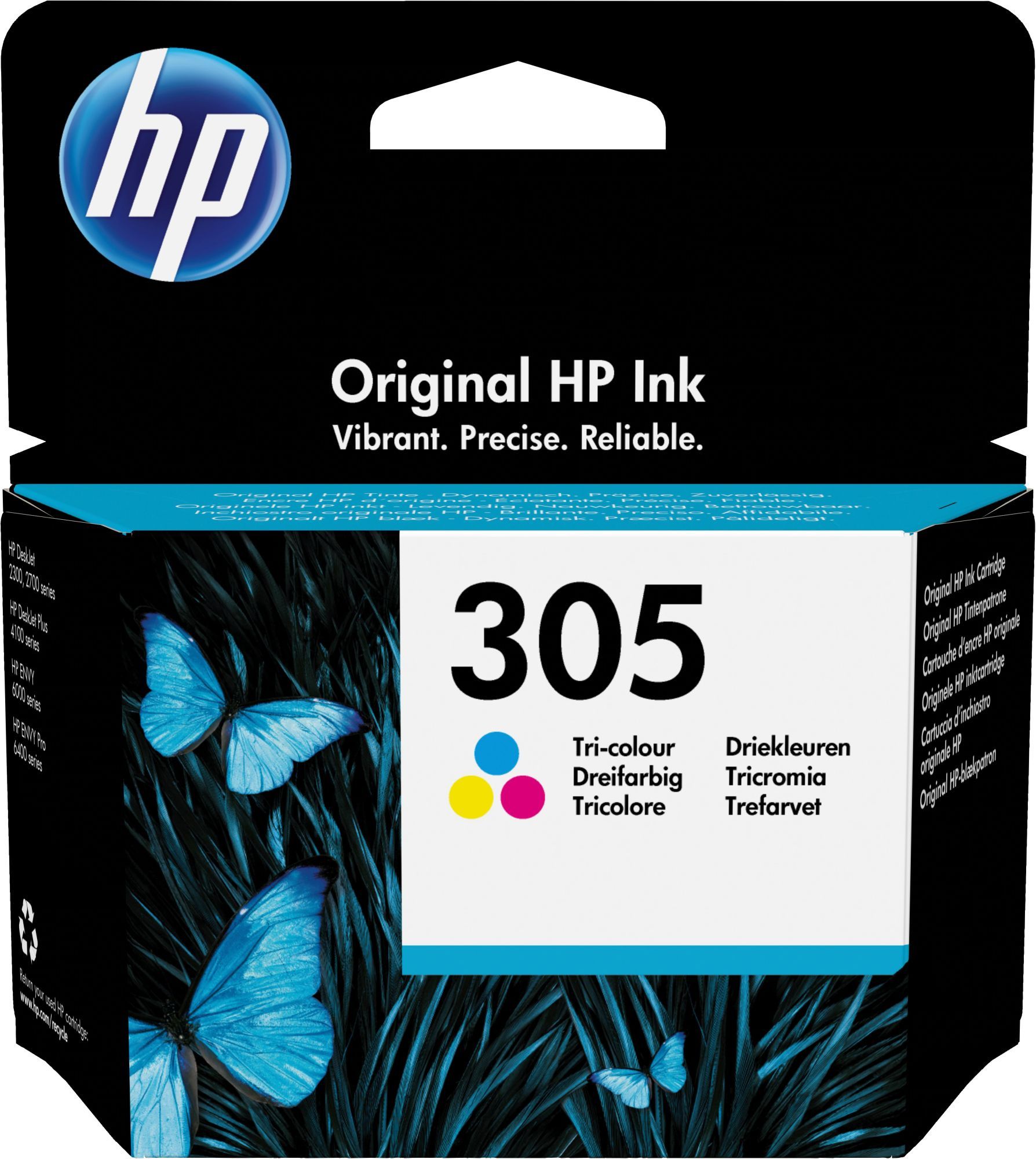 Картридж HP 305 [3YM60AE] струйный трёхцветный (оригинальный, 100 стр)