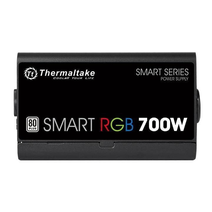 Блок питания Thermaltake Smart RGB 700, 700Вт, 120мм, черный, retail [ps-spr-0700nhsawe-1]