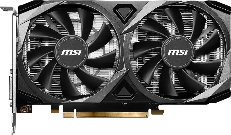 Видеокарта MSI NVIDIA GeForce RTX 3050 RTX 3050 VENTUS 2X XS 8G OC 8ГБ Ventus 2X, GDDR6