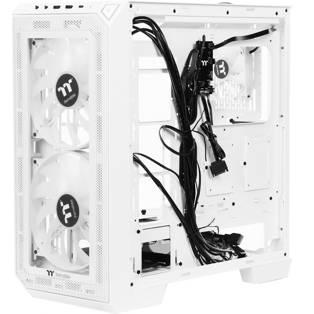 Корпус Thermaltake View 300 MX Snow без БП ATX [CA-1P6-00M6WN-00], белый