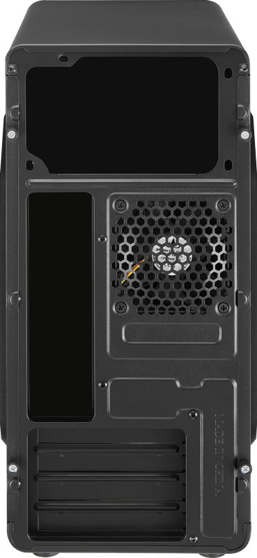 Корпус mATX Aerocool Qs-182, Mini-Tower, без БП, черный