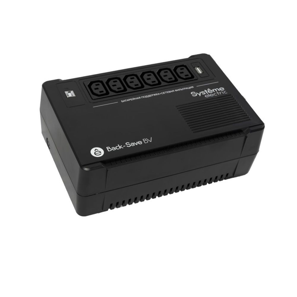 ИБП Systeme Electric Back-Save BV 800 ВА [BVSE800I] (6 розеток С13, 1 USB Type-A)