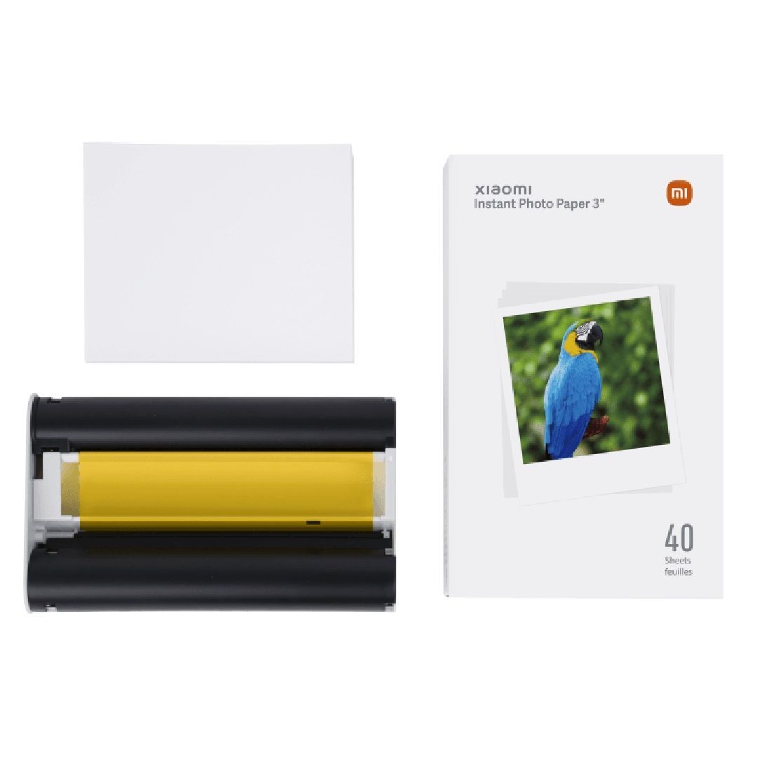 Бумага для фотопринтера Xiaomi Instant Photo Paper 3" 40 листов, Белый