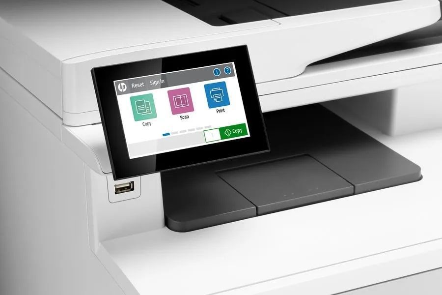 МФУ HP Color LaserJet Enterprise MFP M480f, A4, цветной [3QA55A] 