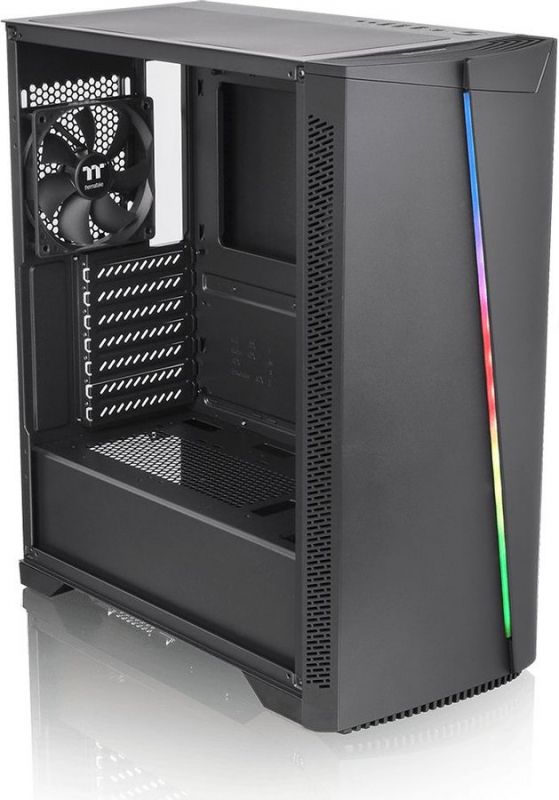 Корпус ATX Thermaltake H350 TG RGB, Midi-Tower, без БП, черный [ca-1r9-00m1wn-00]