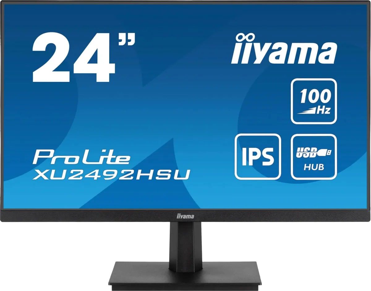 Монитор Iiyama ProLite XU2492HSU-B6 23.8", IPS, 100Гц, 0.4мс, черный
