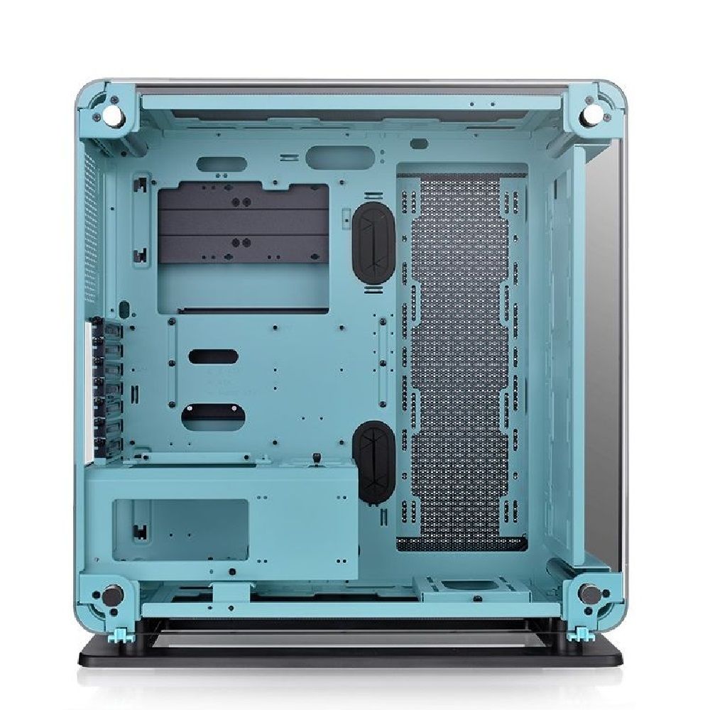 Корпус Thermaltake Core P6 TG Turquoise без БП ATX [CA-1V2-00MBWN-00], голубой