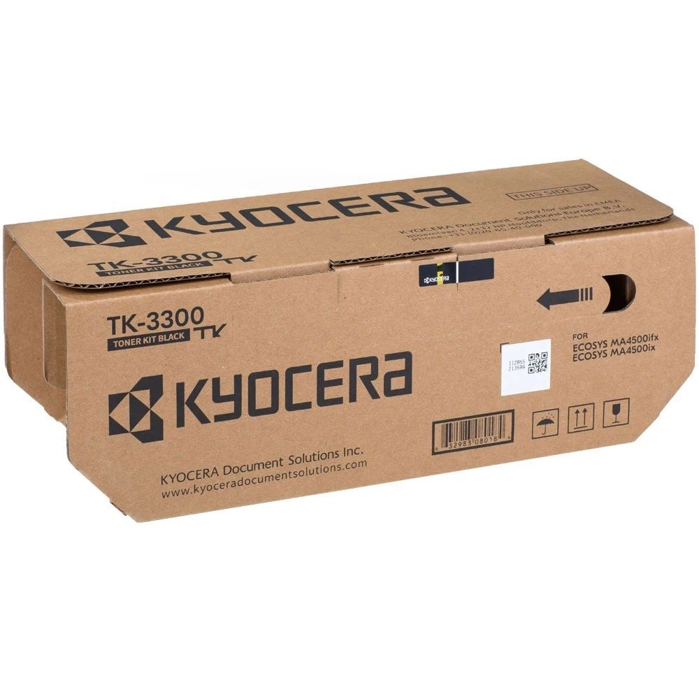 Тонер-картридж Kyocera TK-3300, черный, оригинальный, 14500 стр.