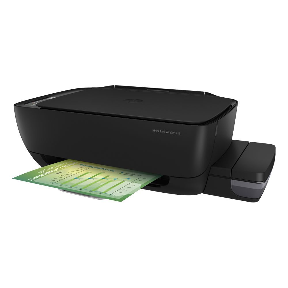 МФУ струйное с СНПЧ HP Ink Tank 415 Wireless AiO Printer [Z4B53A] (А4, 8/5 стр./мин, Wi-Fi, USB)