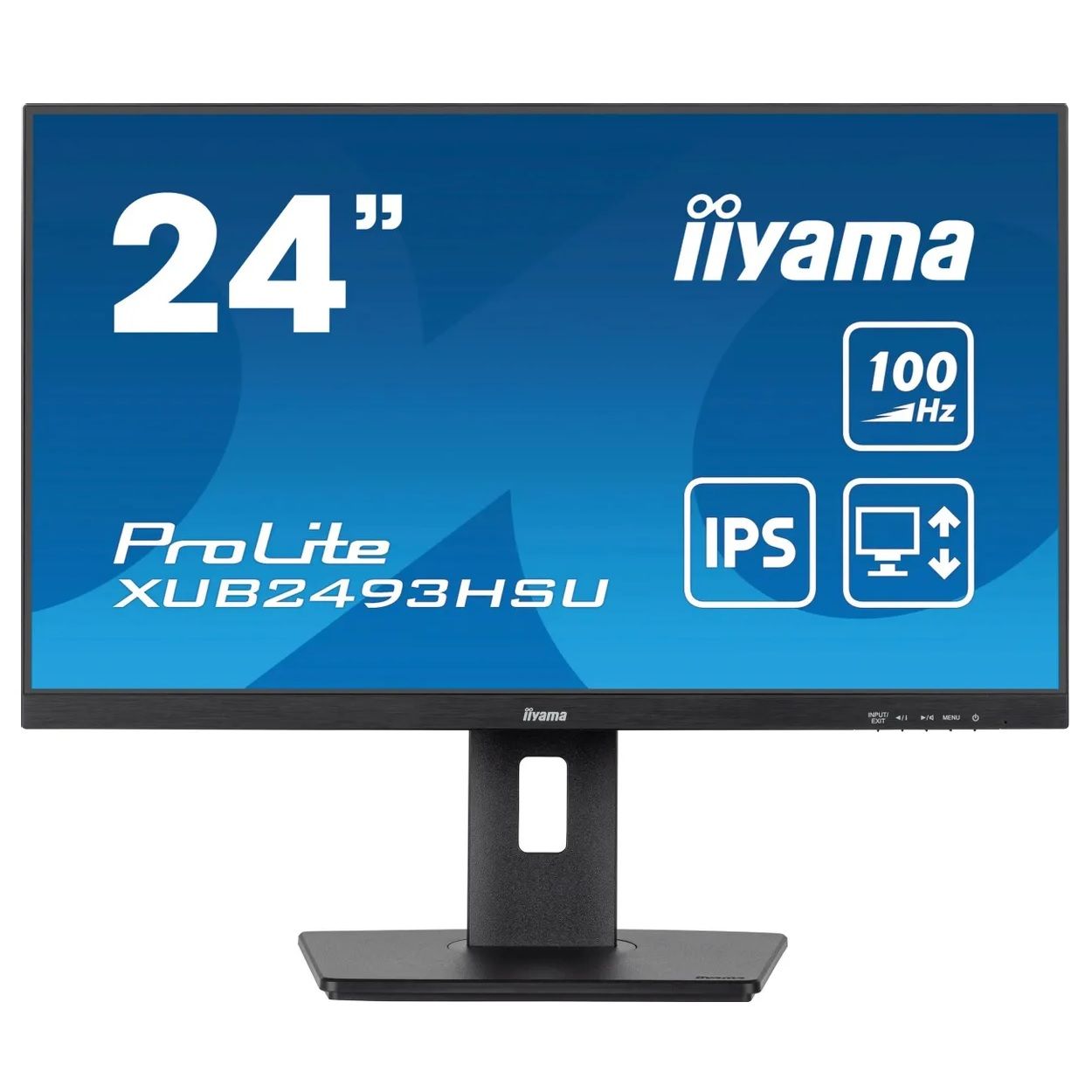 Монитор 23.8" Iiyama ProLite XUB2493HSU-B6, IPS, 100Гц, черный