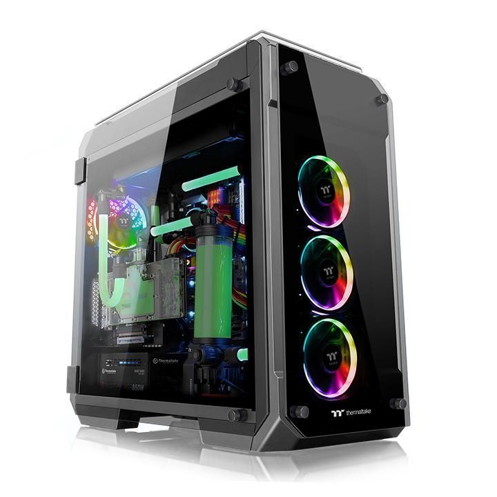 Корпус ATX Thermaltake View 71 TG RGB CA-1I7-00F1WN-01 (Full-Tower, без БП, черный)