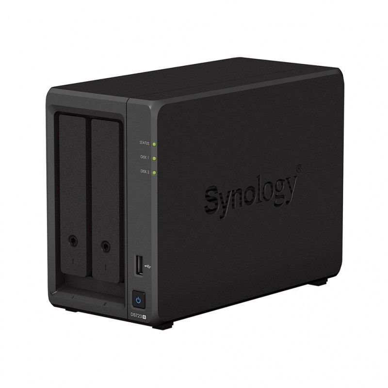 Сетевое хранилище NAS Synology Original DS723+ 2-bay настольный Ryzen R1600