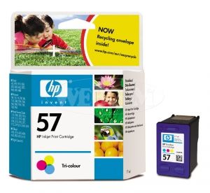 Картридж HP C6657АE [57] трехцветный (оригинальный, 500 стр.)