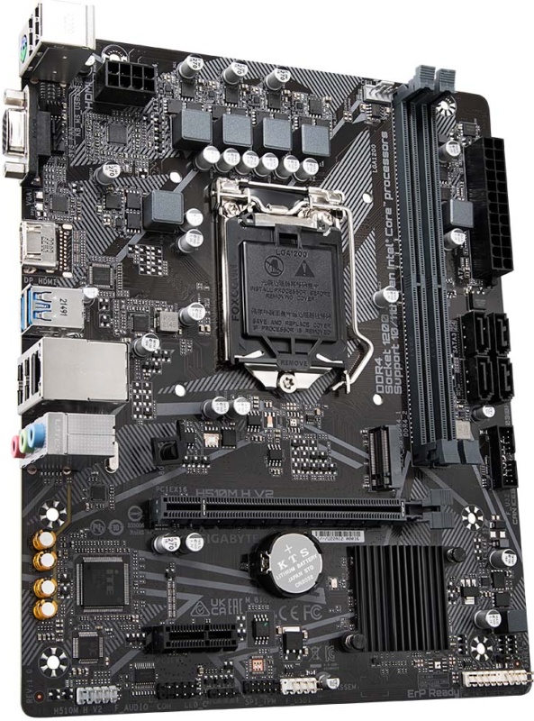 Материнская плата GIGABYTE H510M H V2, LGA 1200, Intel H470, mATX