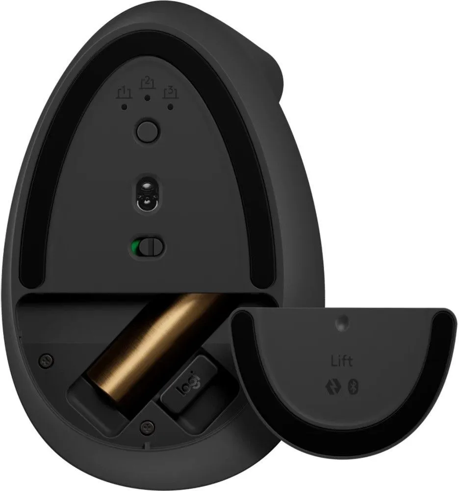 Мышь беспроводная Logitech Lift Vertical, Graphit [910-006473]