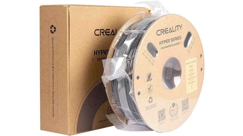 Катушка Hyper PLA-CF-пластика Creality 1.75 мм 1кг., черная [3301060015]