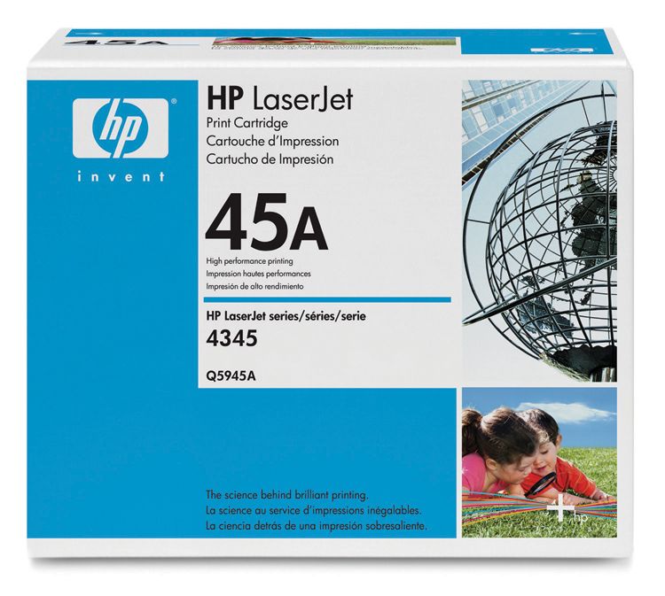 Тонер-картридж HP LJ Q5945A [45A] черный (оригинальный, 18 000 стр.)