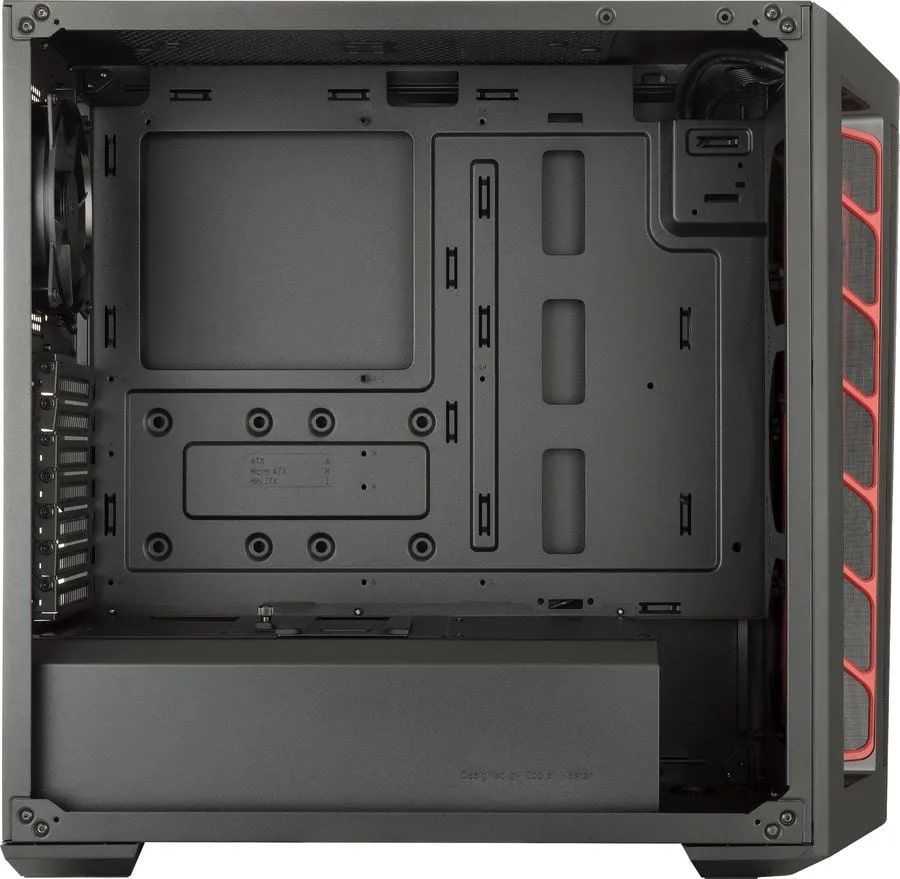 Корпус ATX Cooler Master MasterBox MB511 Mesh RED, Midi-Tower, без БП, черный [mcb-b511d-kann-s00]