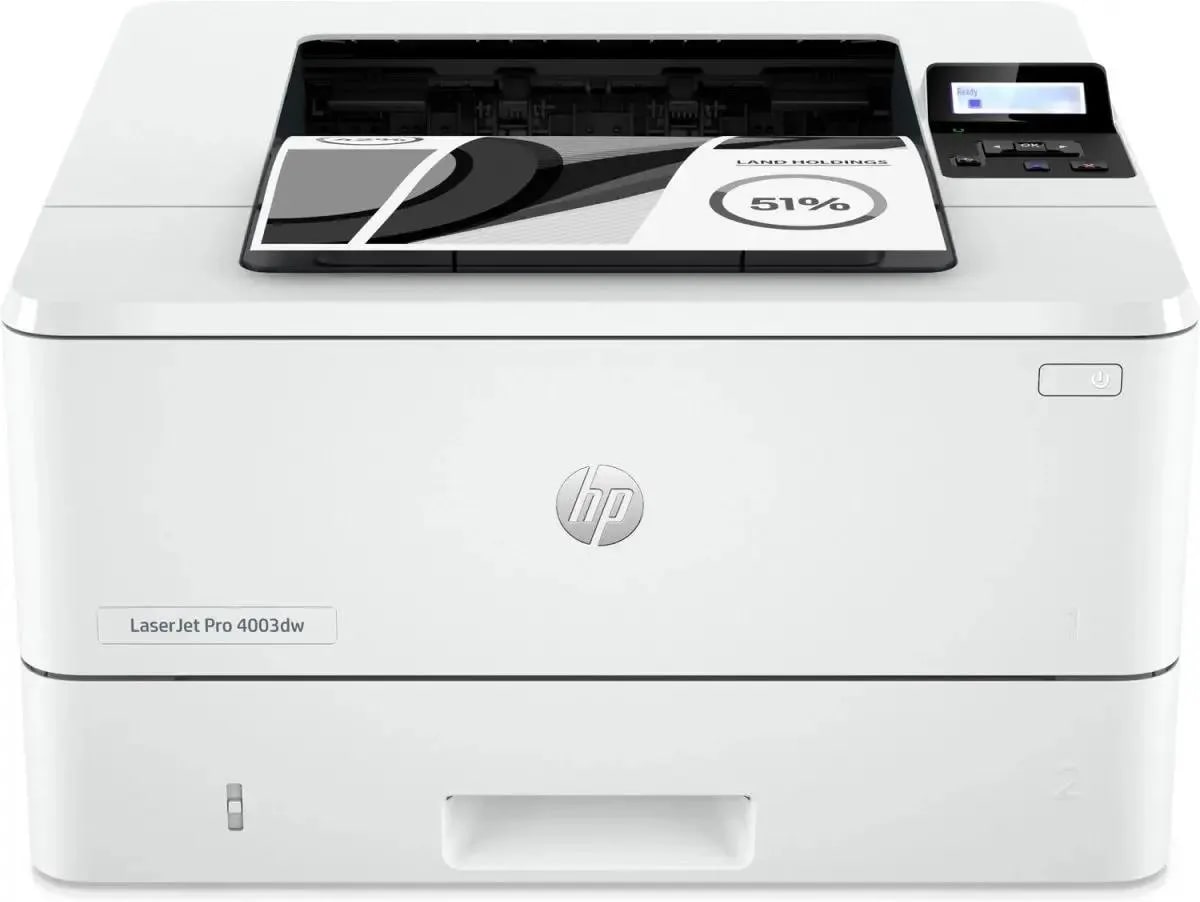 Принтер HP LaserJet Pro 4003dw, A4, 40 стр/мин, монохромный [2Z610A]