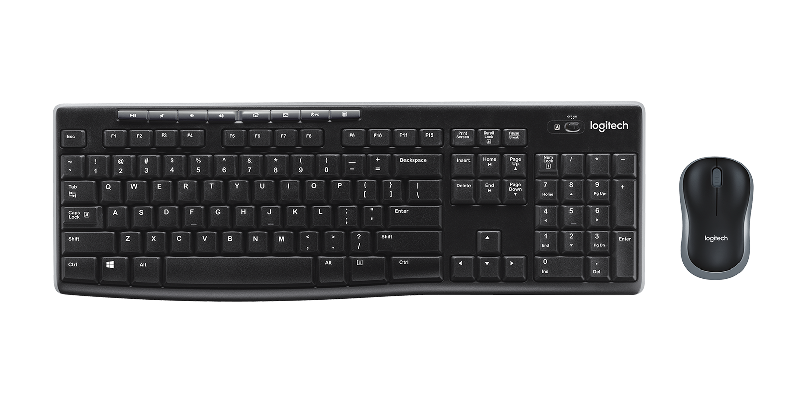 Комплект клавиатура+мышь Logitech MK270, беспроводной [920-004518]